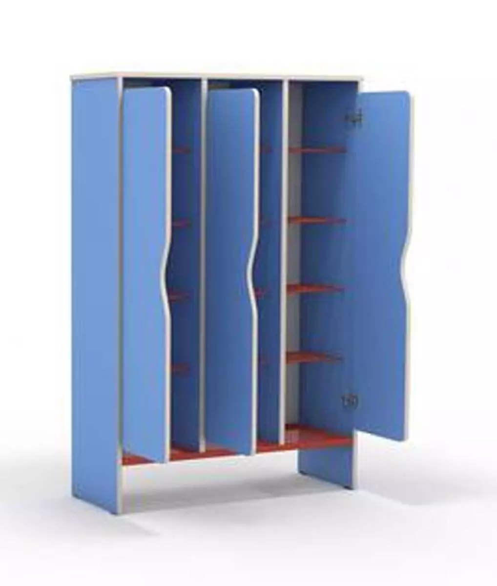 Шкаф под обувь, полки из металлической сетки 1200х300х800мм, дверки с ручками, Короб и дверки выполнены из ЛДСП Egger 22/16мм