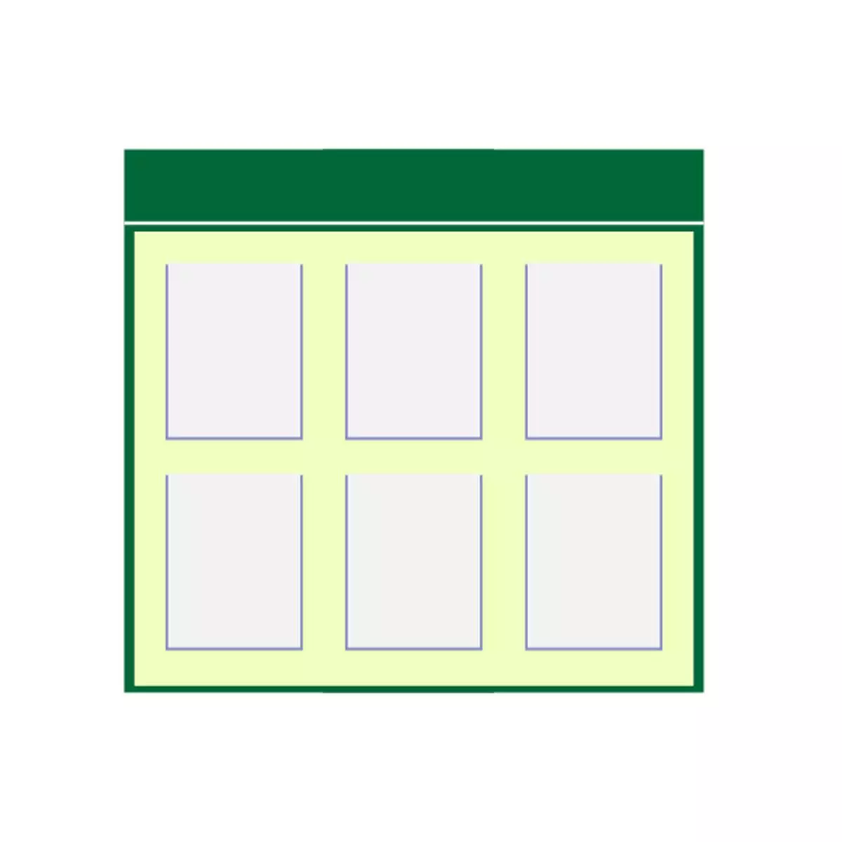 Стенд информационный 825х1100 карманы 6шт.